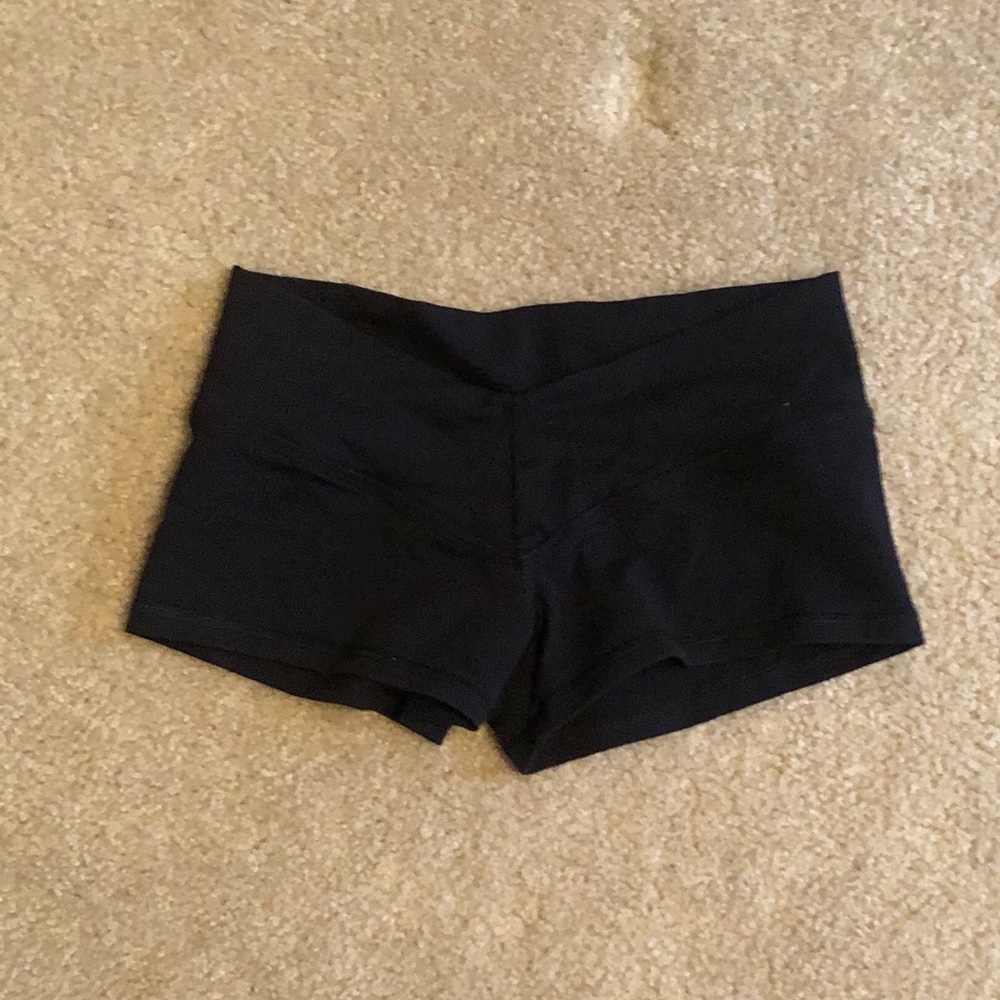 Black spandex shorts